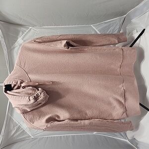 PINK Victoria Secret size XS pale pink sweatshirt with logo and Hoodie